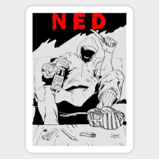 Inked NED Sticker